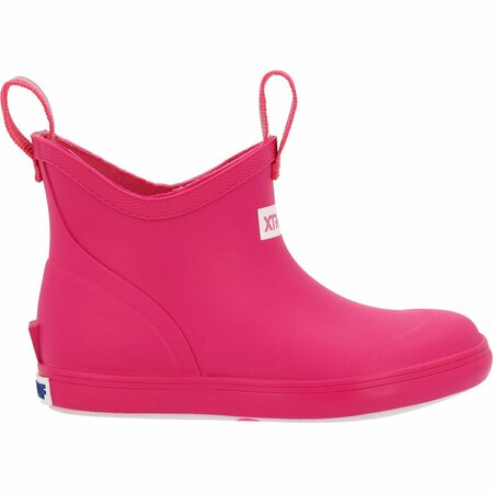 Xtratuf Little Kids Ankle Deck Boot, NEON PINK, M, Size 7 XKAB451C